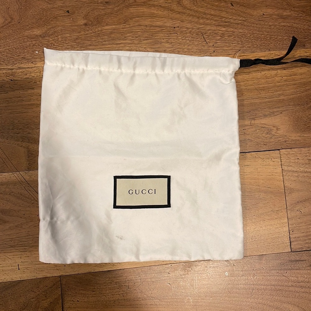 Gucci silk dust bag